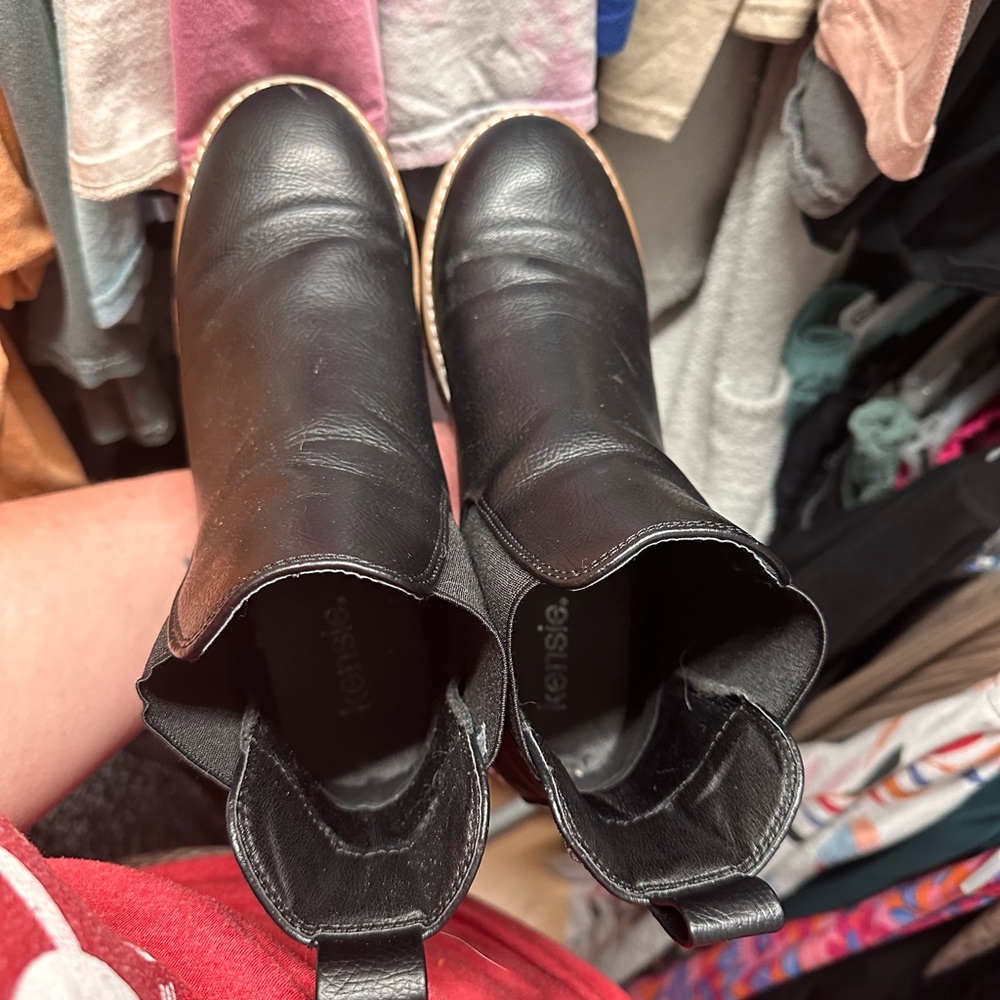 Kensie Black Ankle Booties